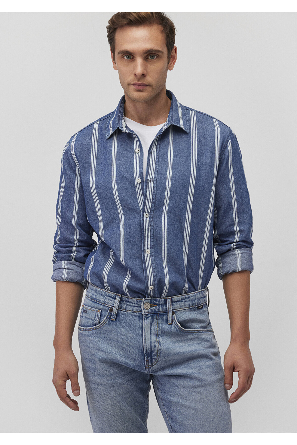 ماوی پیراهن راه راه Slim Fit / Slim Cut 0211271-18790