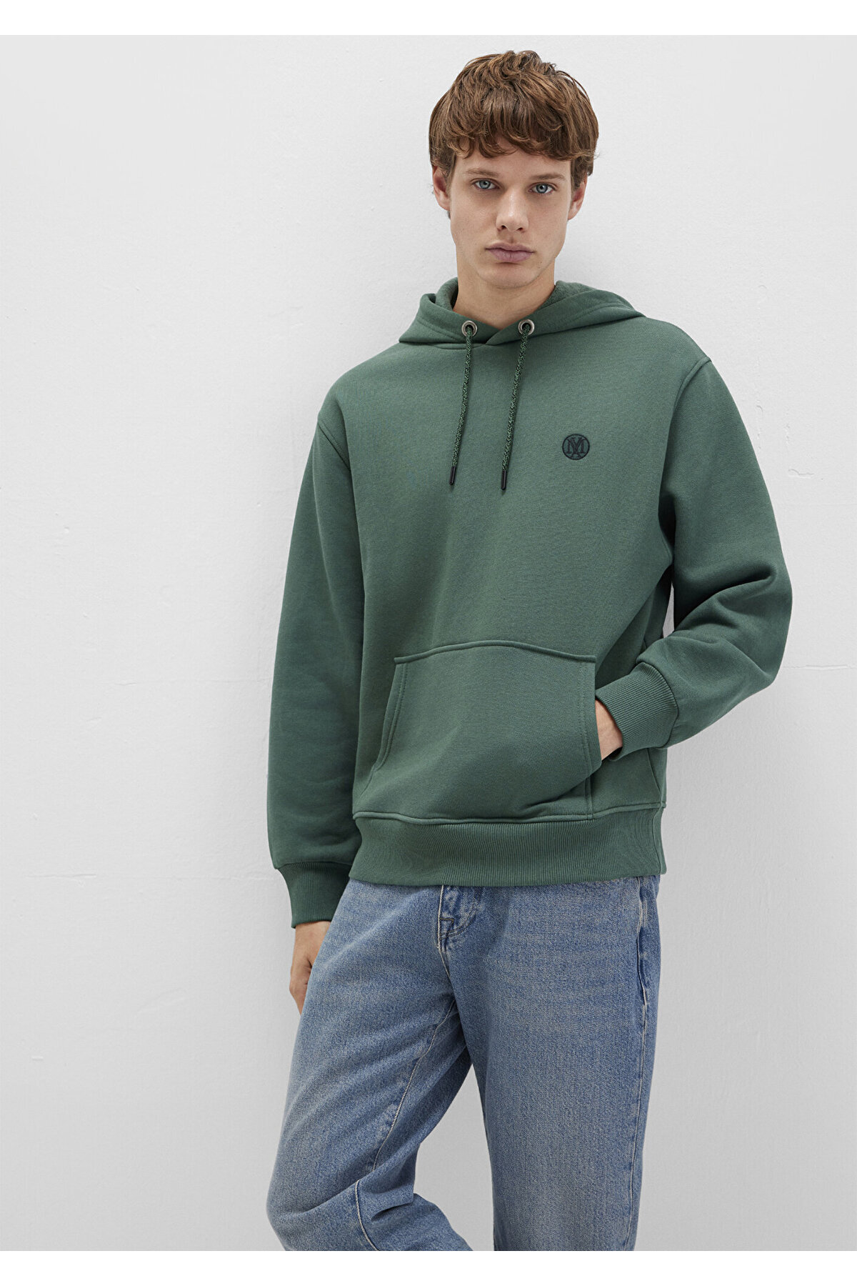 ماوی M065809-71580-Fw سویشرت کلاهدار مردانه Deep Forest Green