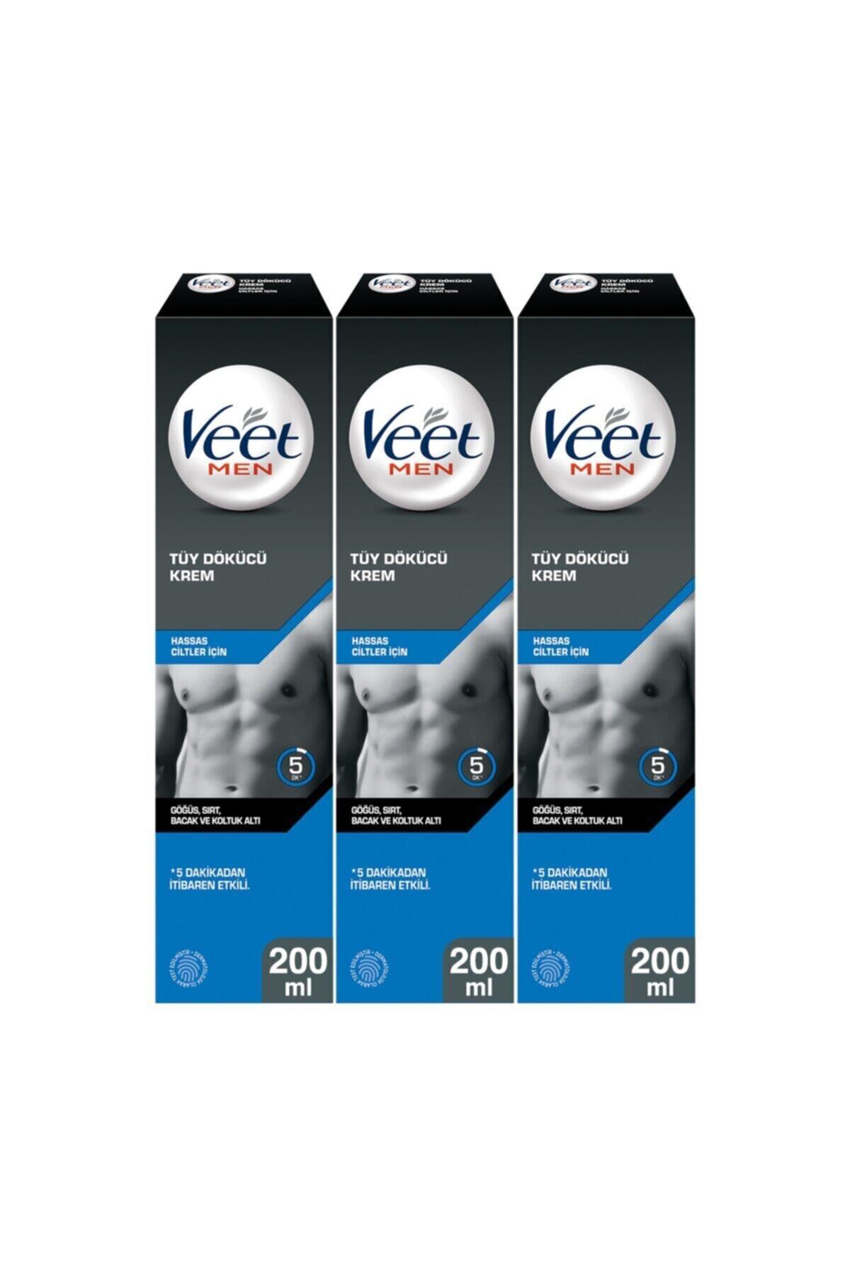 ویت کرم موبر مردانه پوست حساس 200ml X3