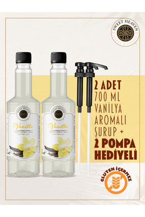 sweet heaven Vanilya 2li Kahve Şurubu 700ml Pompa Hediye