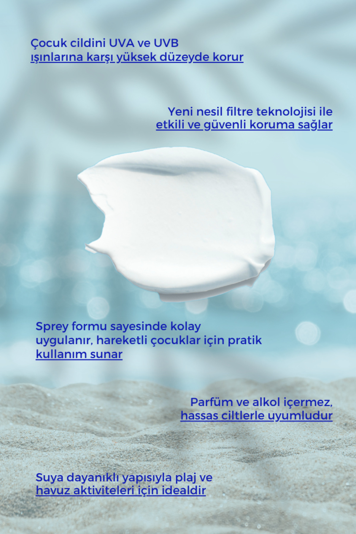 COSMED Çocuk Güneş Koruyucu Sprey Losyon SPF50/SUN ESSENTIALS KIDS SPF50+ 200 ML fotoğrafı 3 (önizleme)