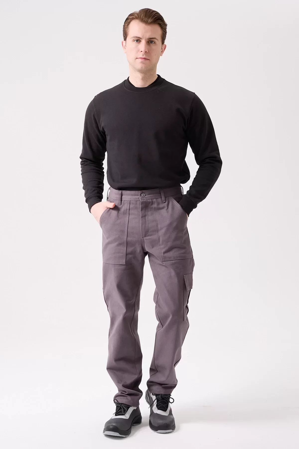 Kışlık Erkek İş Pantolonu Gabardin Dayanıklı ve Konforlu Galanthus Havalara