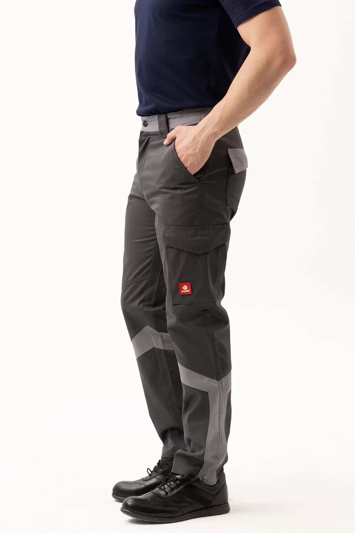 Erkek İş Pantolonu Çok Cepli Dayanıklı Gabardin Kumaş Pyrus Rahat Ergonomik Tasarım