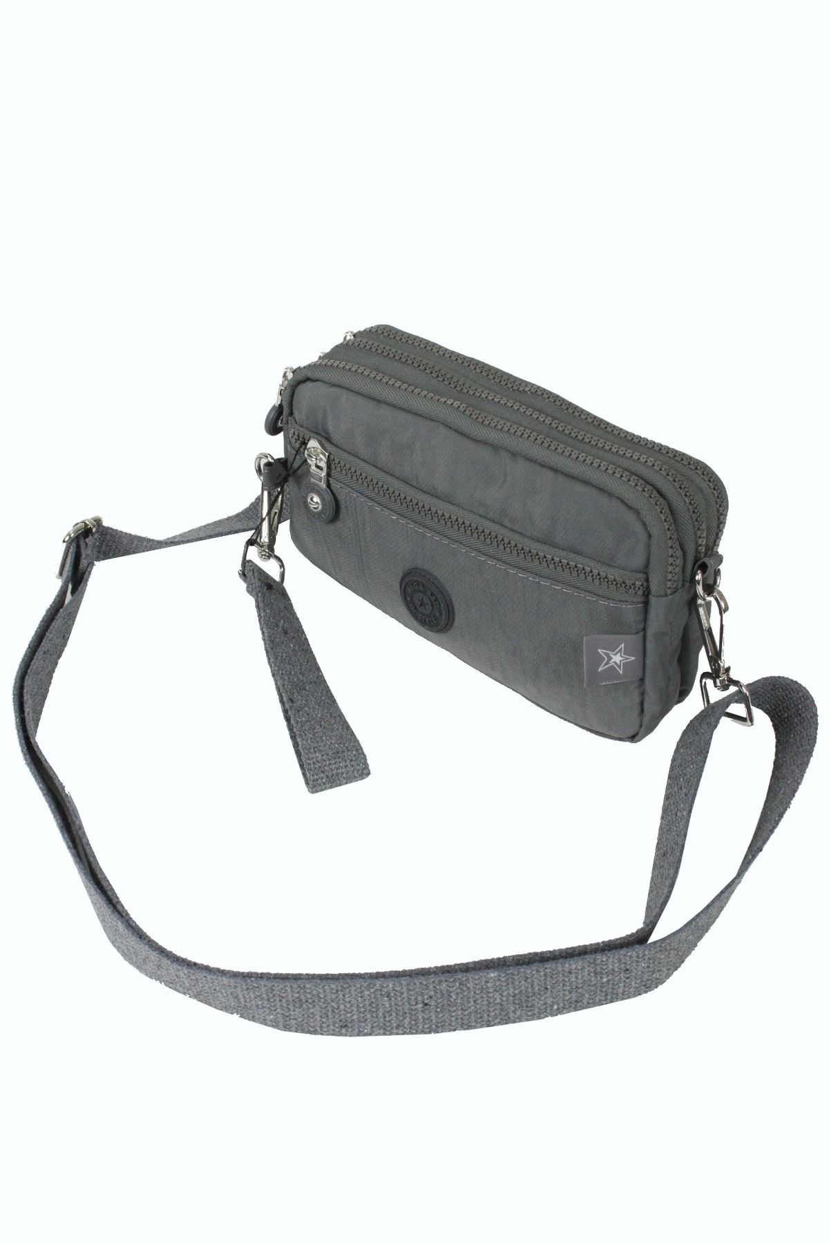 M 231 Mega Bag Krinkıl Kumaş Unisex El Omuz Çantası, Telefonluk (yatay), Clutch