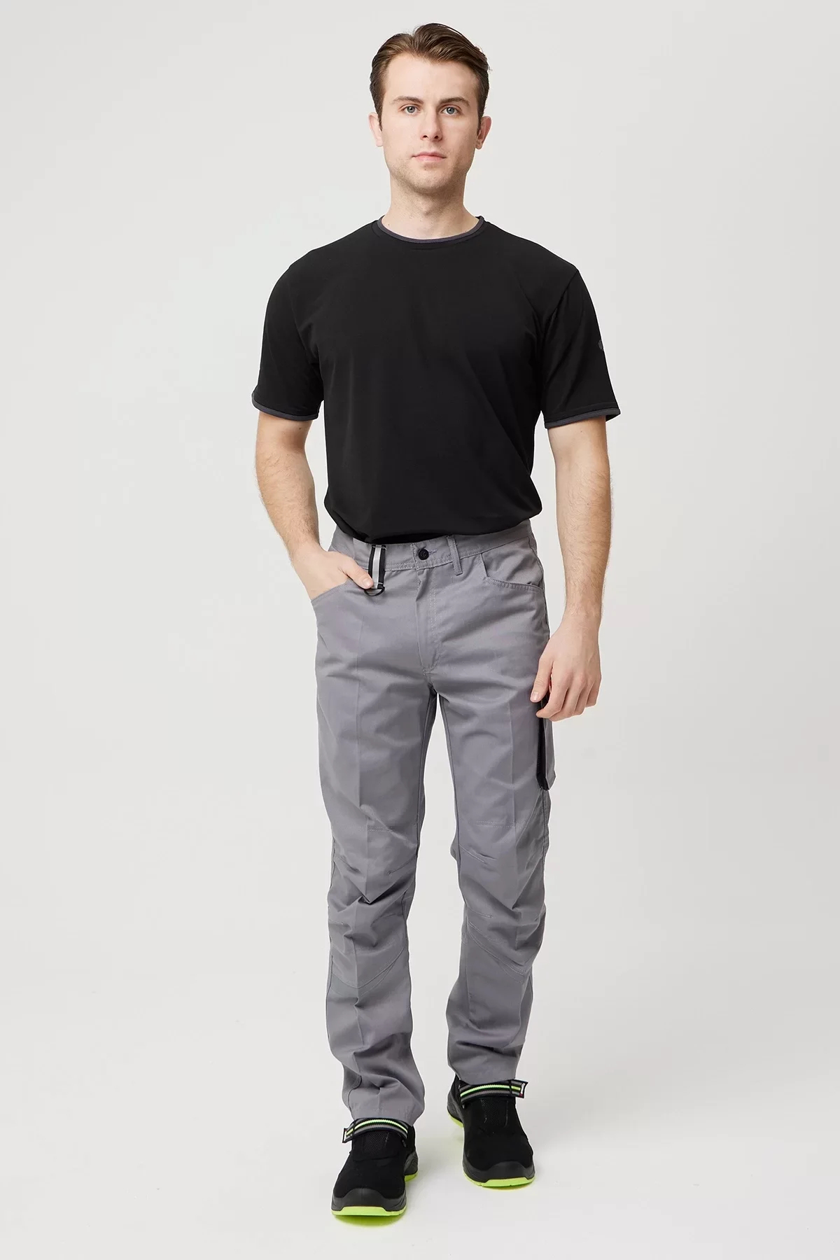 Erkek İş Pantolonu Dayanıklı Gabardin Kumaş Alkanna Trousers Fonksiyonel