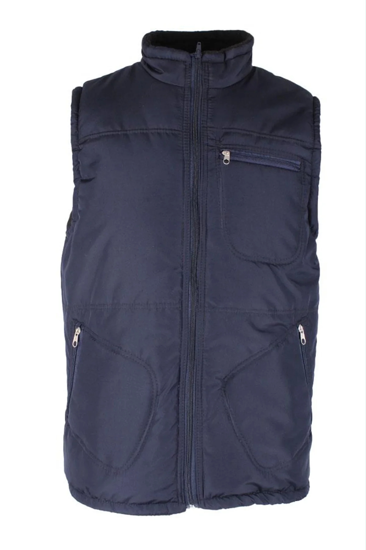 Kışlık Polar Astarlı Yelek İş Güvenliği ve Outdoor İçi Micro Konforlu Fonksiyonel Tasarım