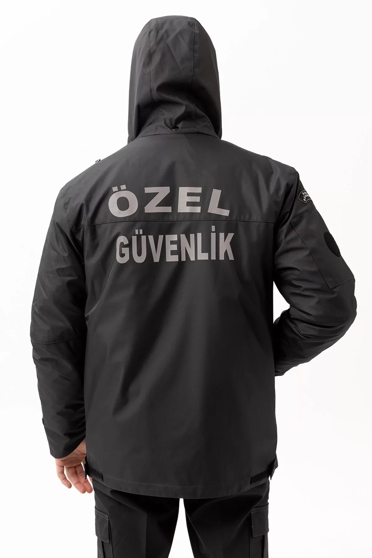 Kışlık İş Güvenliği Kabanı Reflektörlü Mont Kıyafeti Kaban Havalara Modeli