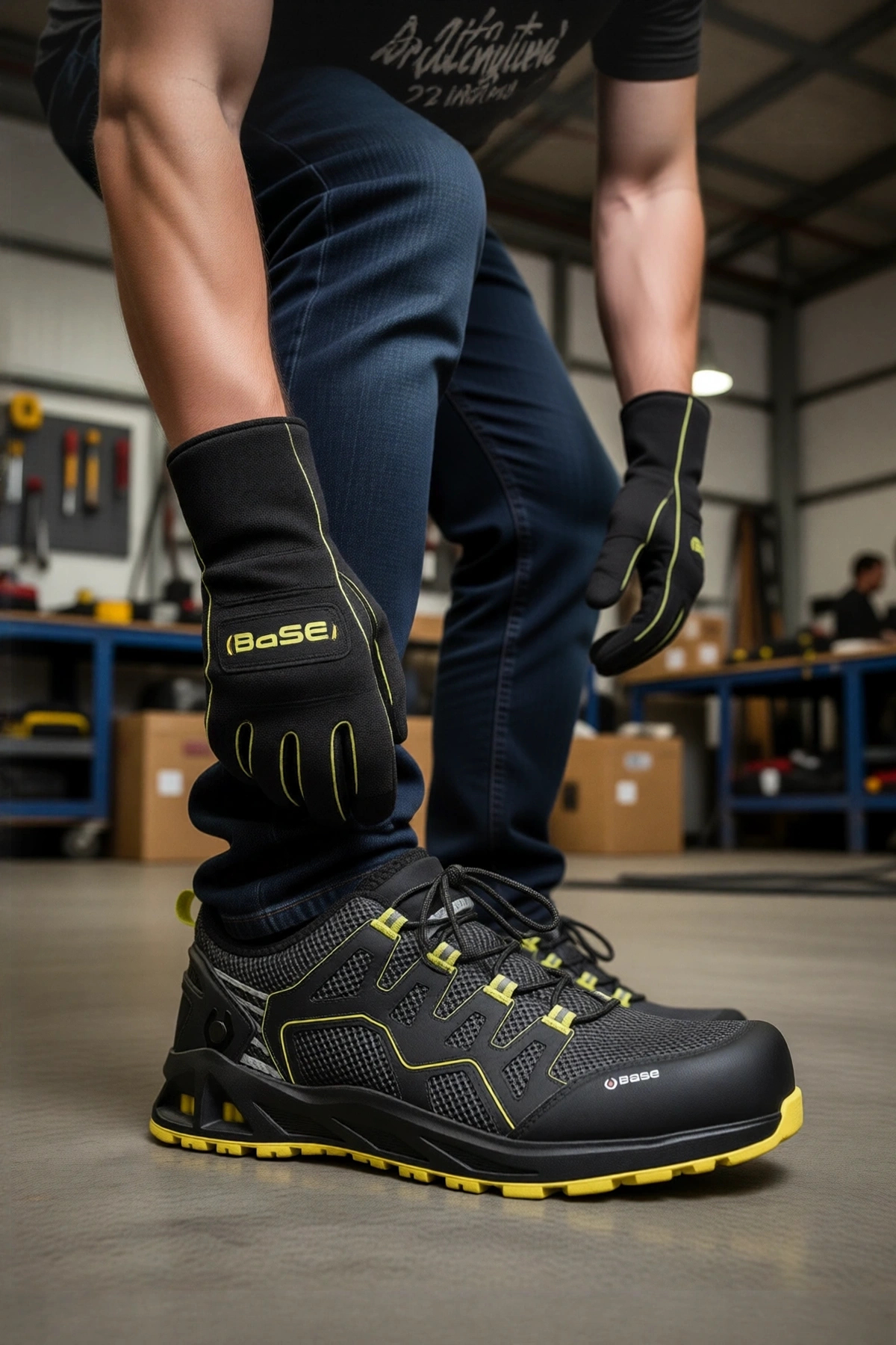 Base B1006a K-balance S3 Src Alüminyum Burunlu Suya Dayanıklı Spor İş Ayakkabısı