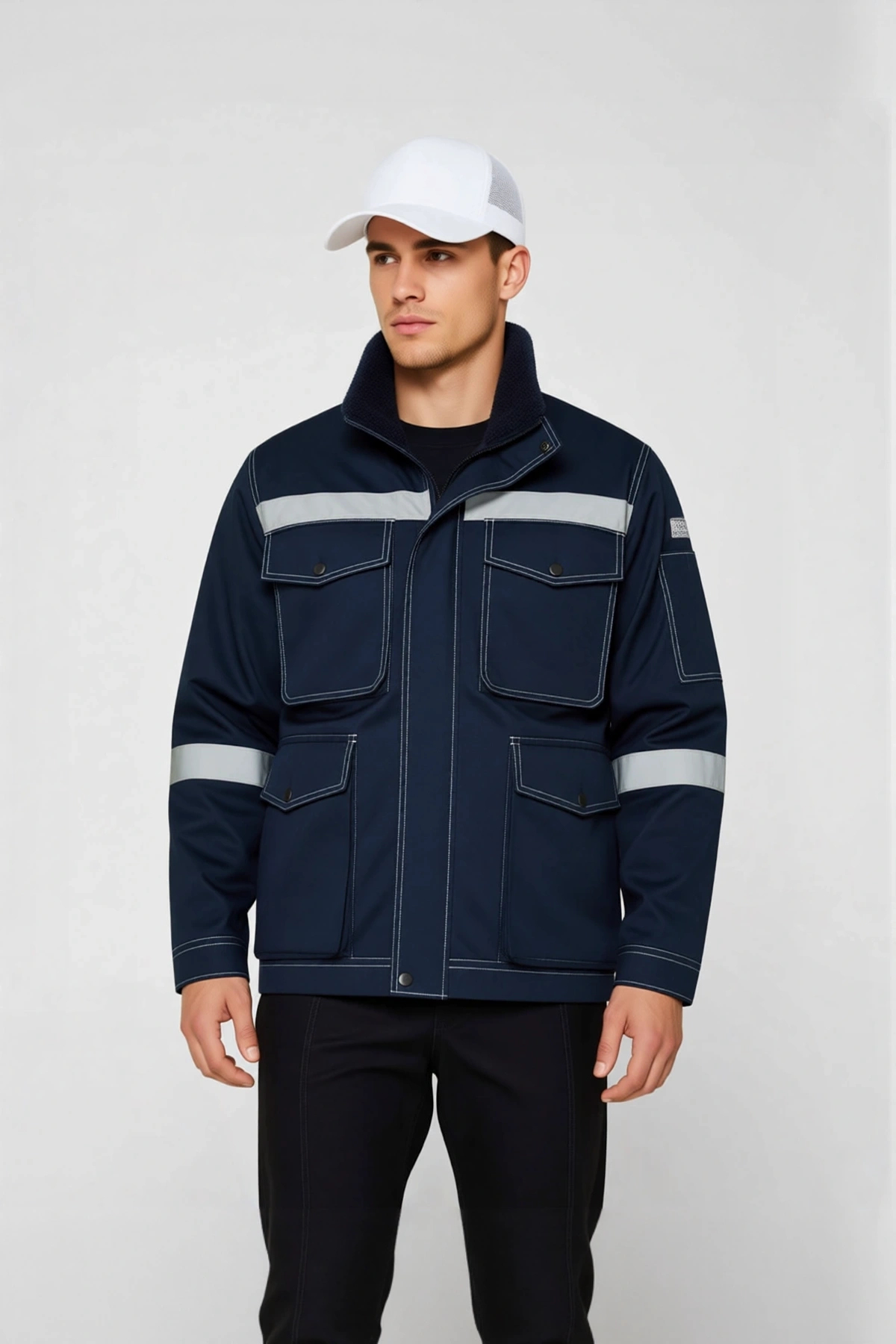 Nefes Alabilen Fileli Şapka Yazlık İş Şapkası Günlük Gabardin