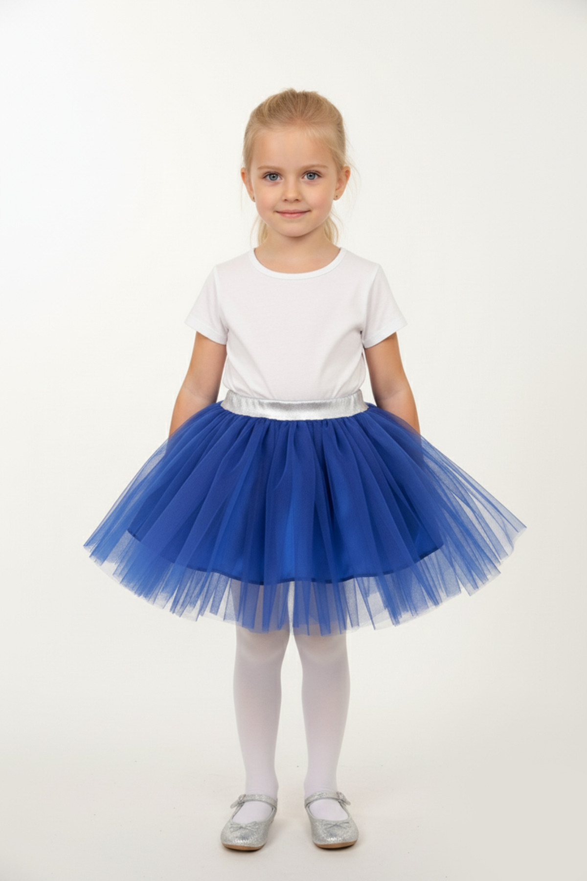 Kız Çocuk 23 Nisan 29 Ekim 19 Mayıs Düğün Doğum Günü ve Parti Tüllü Tütü Etek
