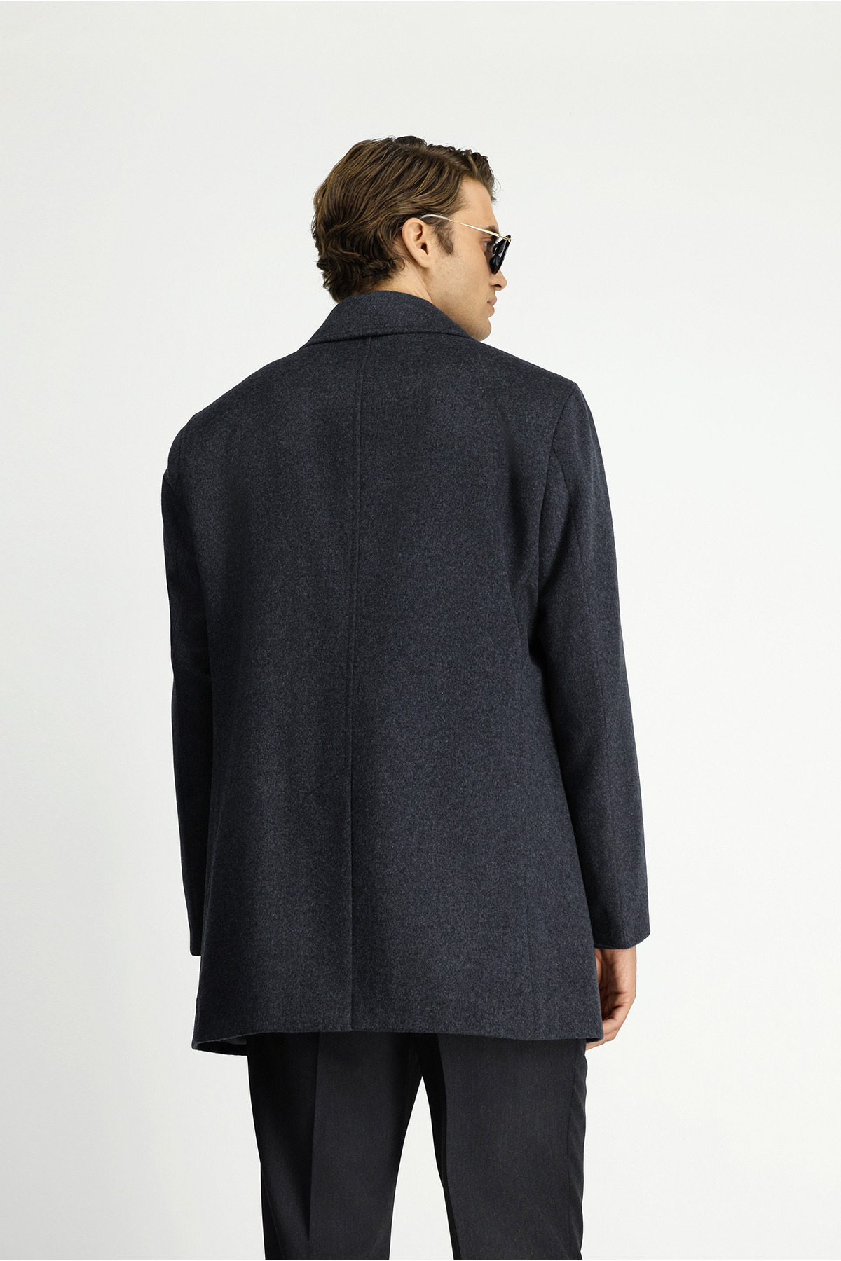 Kiğılı  Klasik Yünlü Kaban - Görsel 5