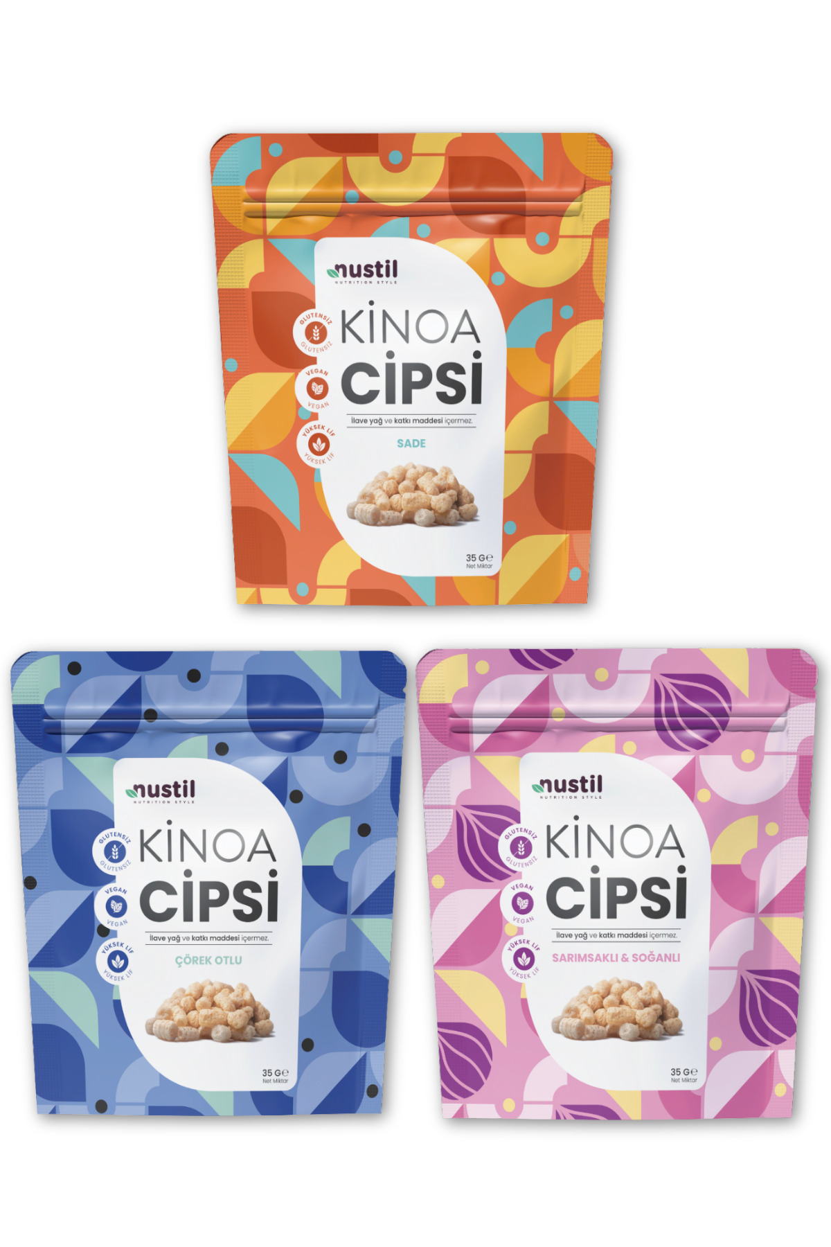 NUSTİL Kinoa Cipsi Tanışma Paketi