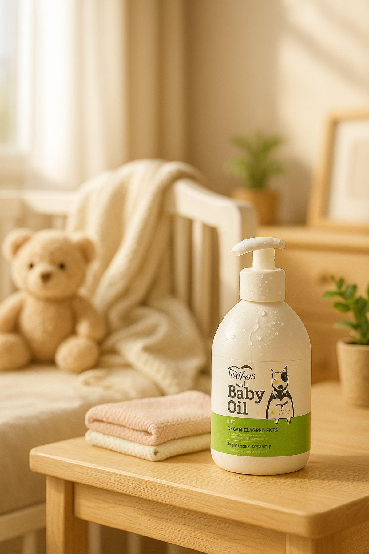 Cosmolive Bebek Yağı | Organik Bakım | Paraben Parafin Içermez | Ekolojik Sertifikalı | 300 ml fotoğrafı 4 (önizleme)