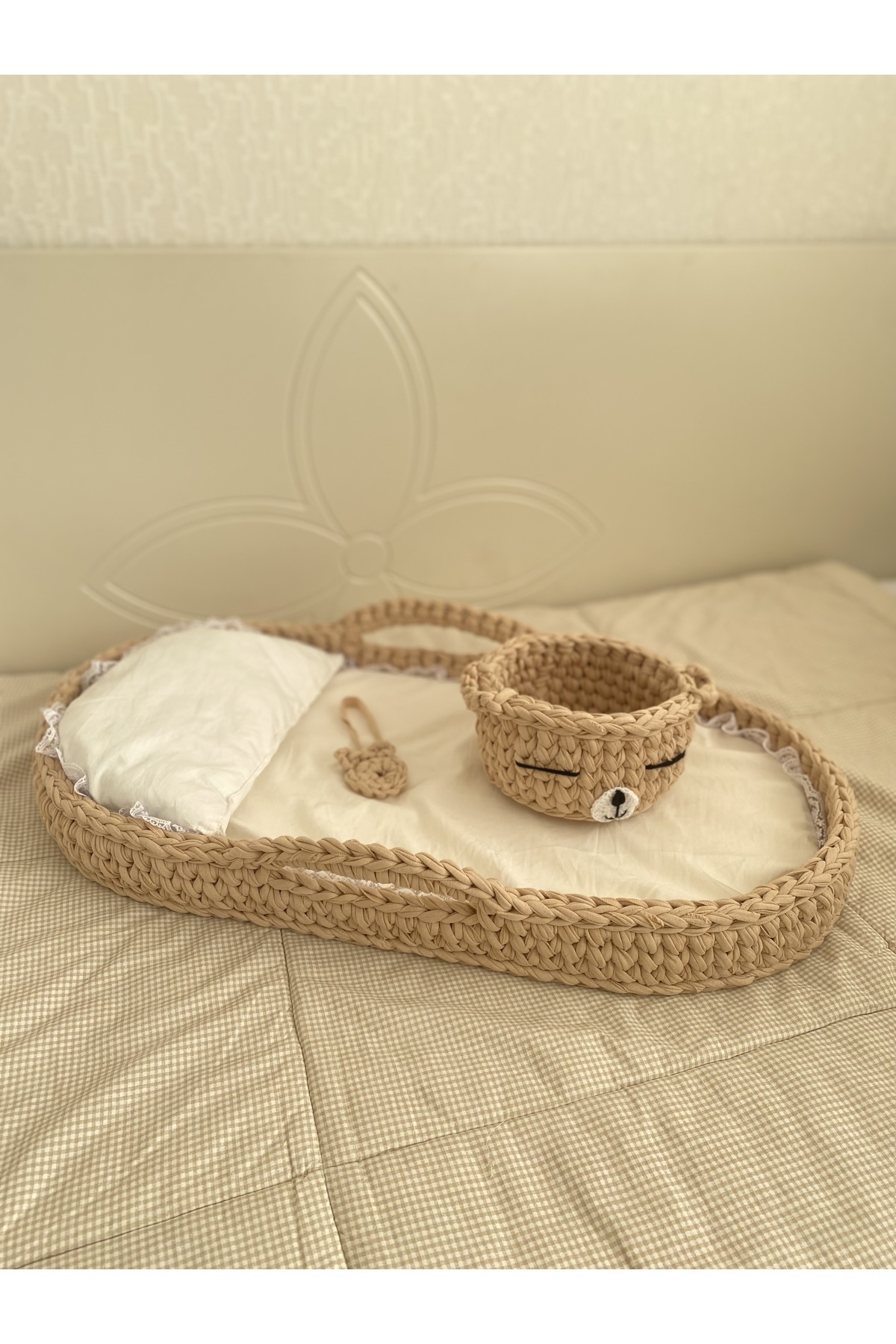 Ms Özel Tasarım El Emeği Örgü Puset Seti fotoğrafı 4 (önizleme)