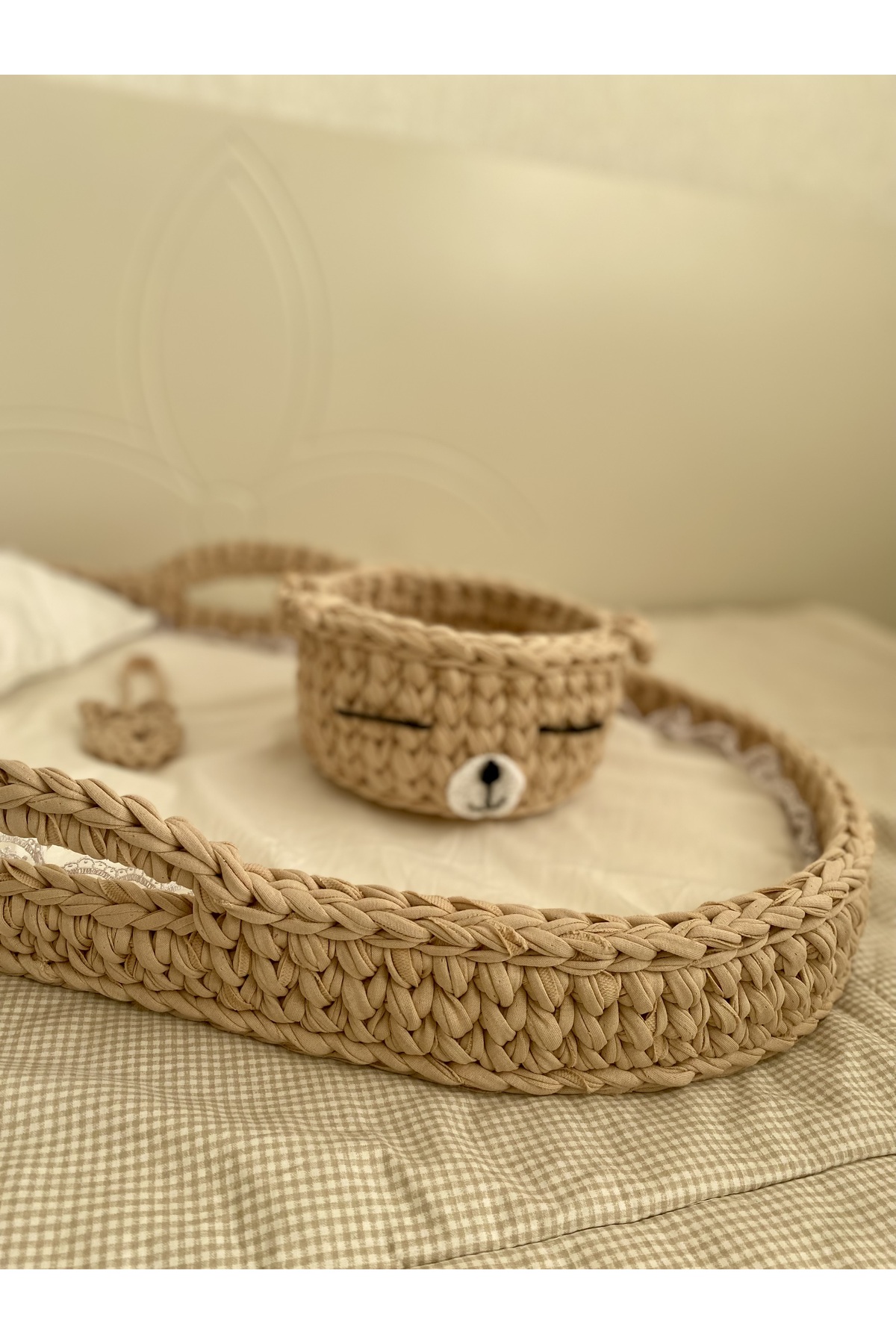 Ms Özel Tasarım El Emeği Örgü Puset Seti fotoğrafı 5 (önizleme)