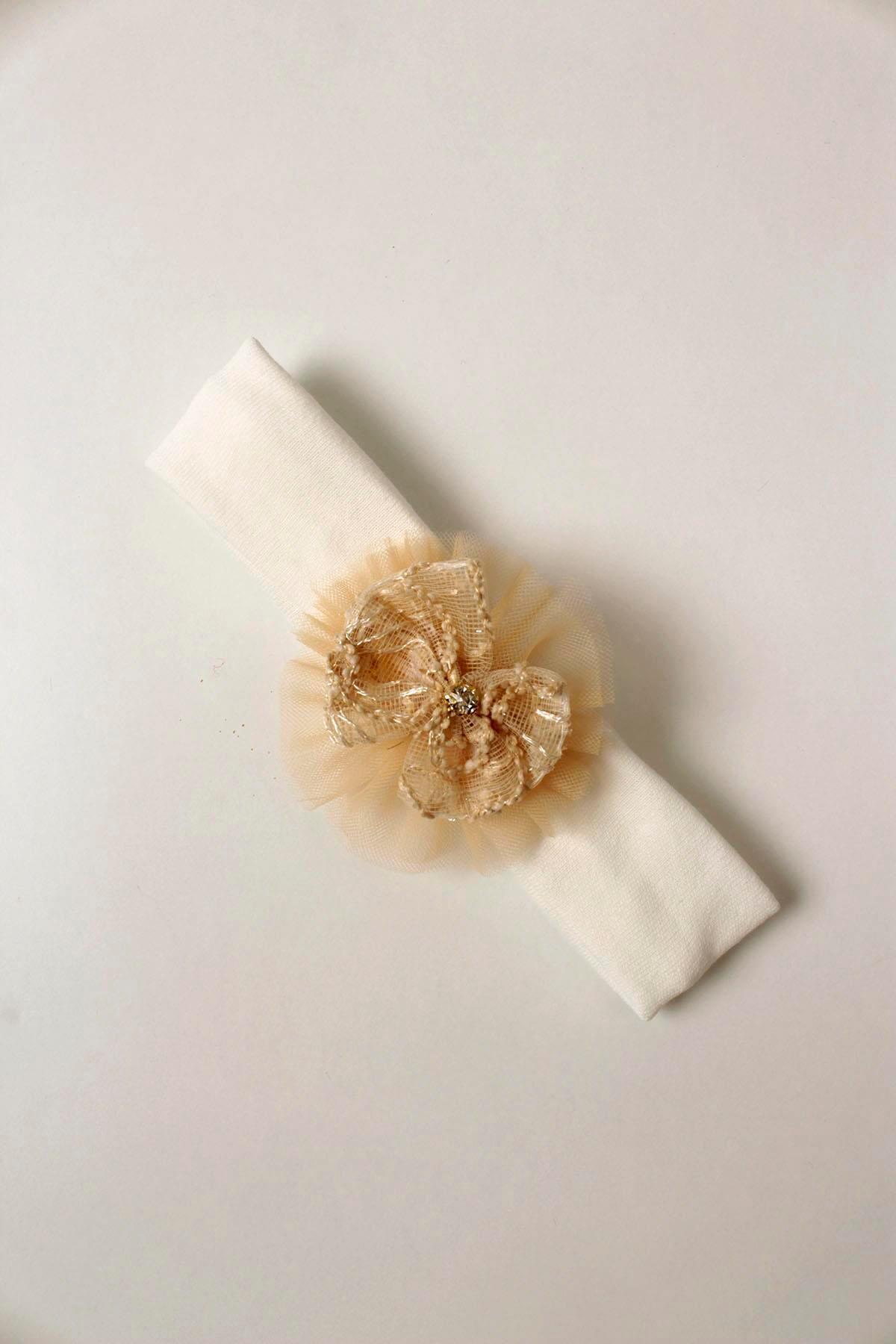 Çocuksan Baby&Kids Wear Bandanalı Spring Baskılı Kız Bebek Doğum Günü Düğün Mevlütlük Tüllü Elbise fotoğrafı 6 (önizleme)