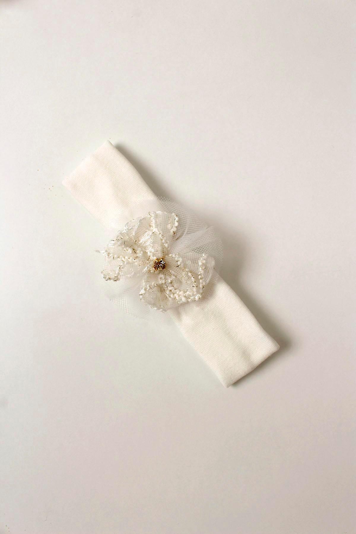 Çocuksan Baby&Kids Wear Bandanalı Spring Baskılı Kız Bebek Doğum Günü Düğün Mevlütlük Tüllü Elbise fotoğrafı 6 (önizleme)