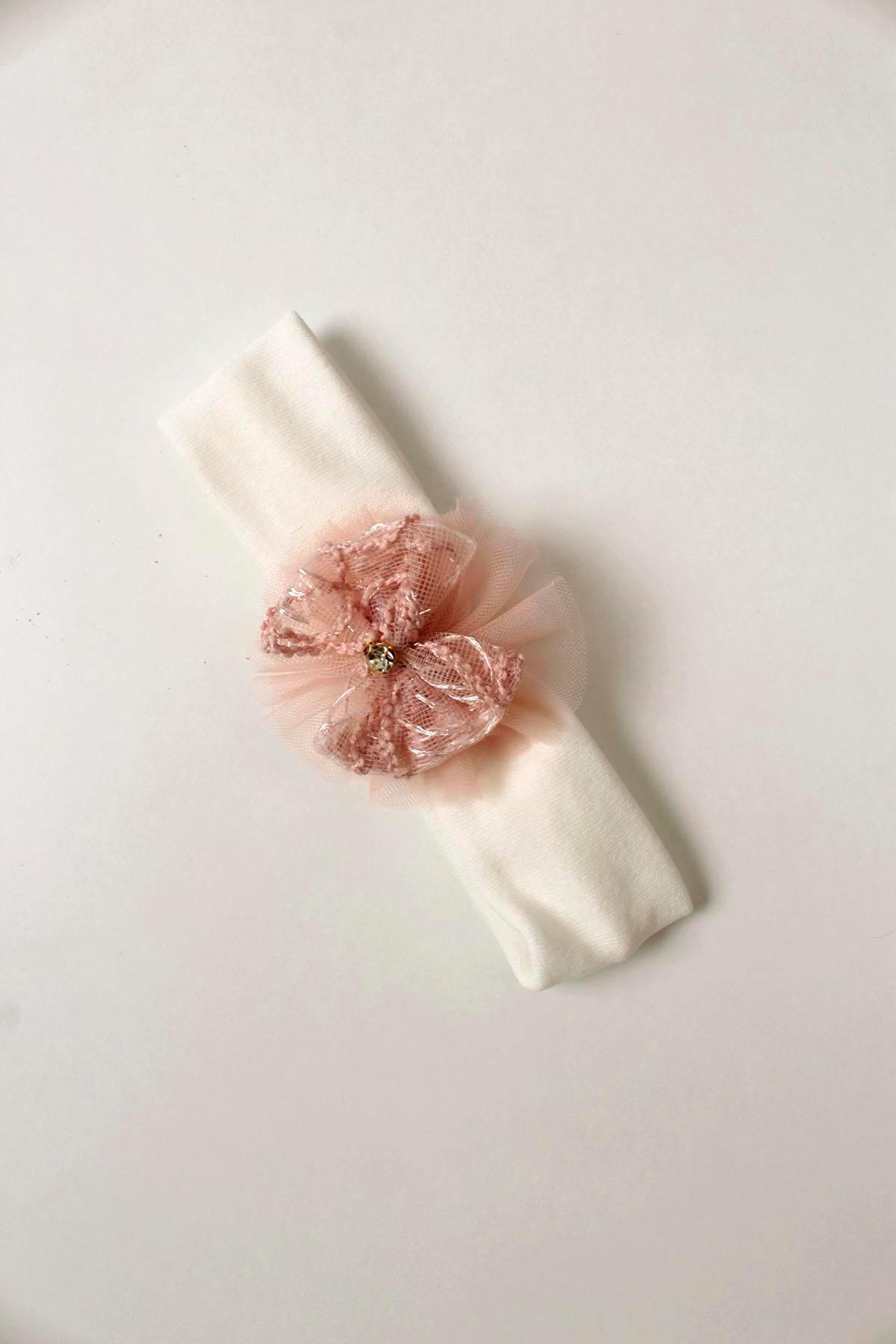 Çocuksan Baby&Kids Wear Bandanalı Spring Baskılı Kız Bebek Doğum Günü Düğün Mevlütlük Tüllü Elbise fotoğrafı 6 (önizleme)