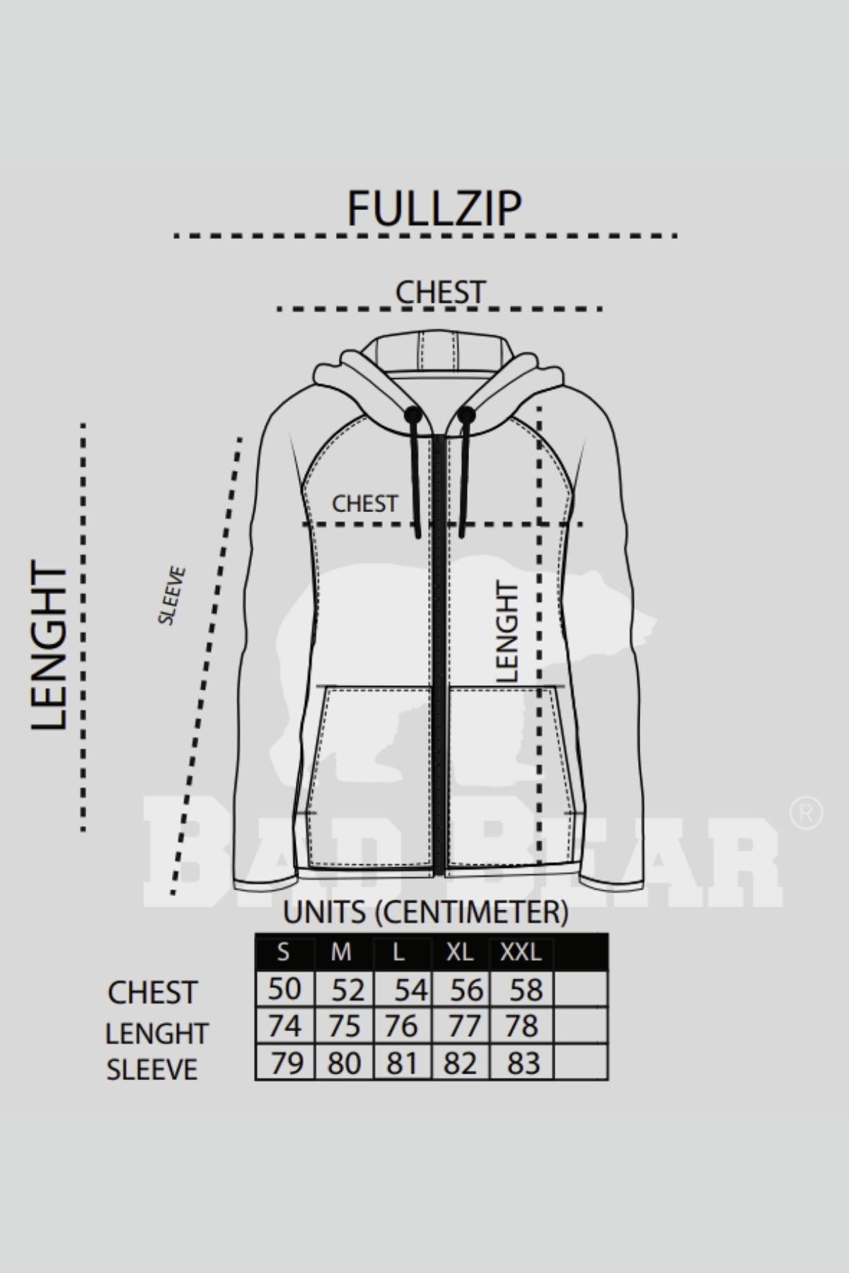 Bad Bear  Shaggy Plush Full-Zip Siyah Peluş Erkek Kapüşonlu Sweatshirt - Görsel 5