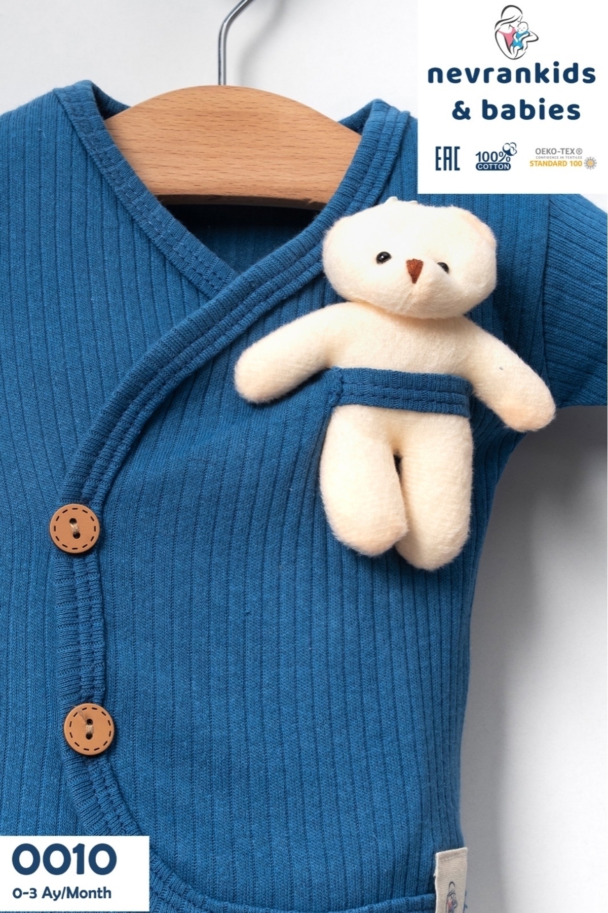 nevrankids Hastane Çıkışı 5'li Set (AYICIK HEDİYELİDİR) Mavi fotoğrafı 3 (önizleme)