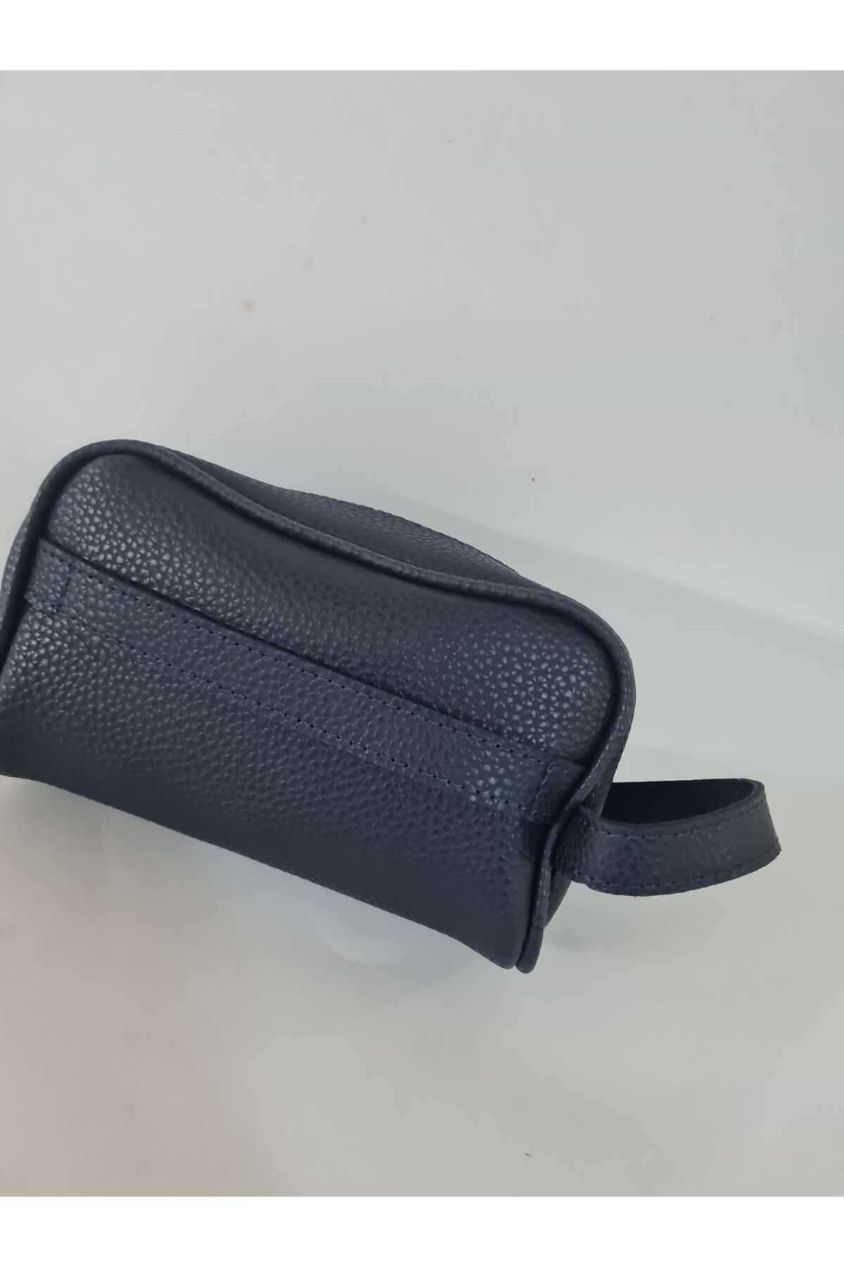 YMZBAG LACİVERT Çift Tutuşlu Erkek El Çantası görsel 3