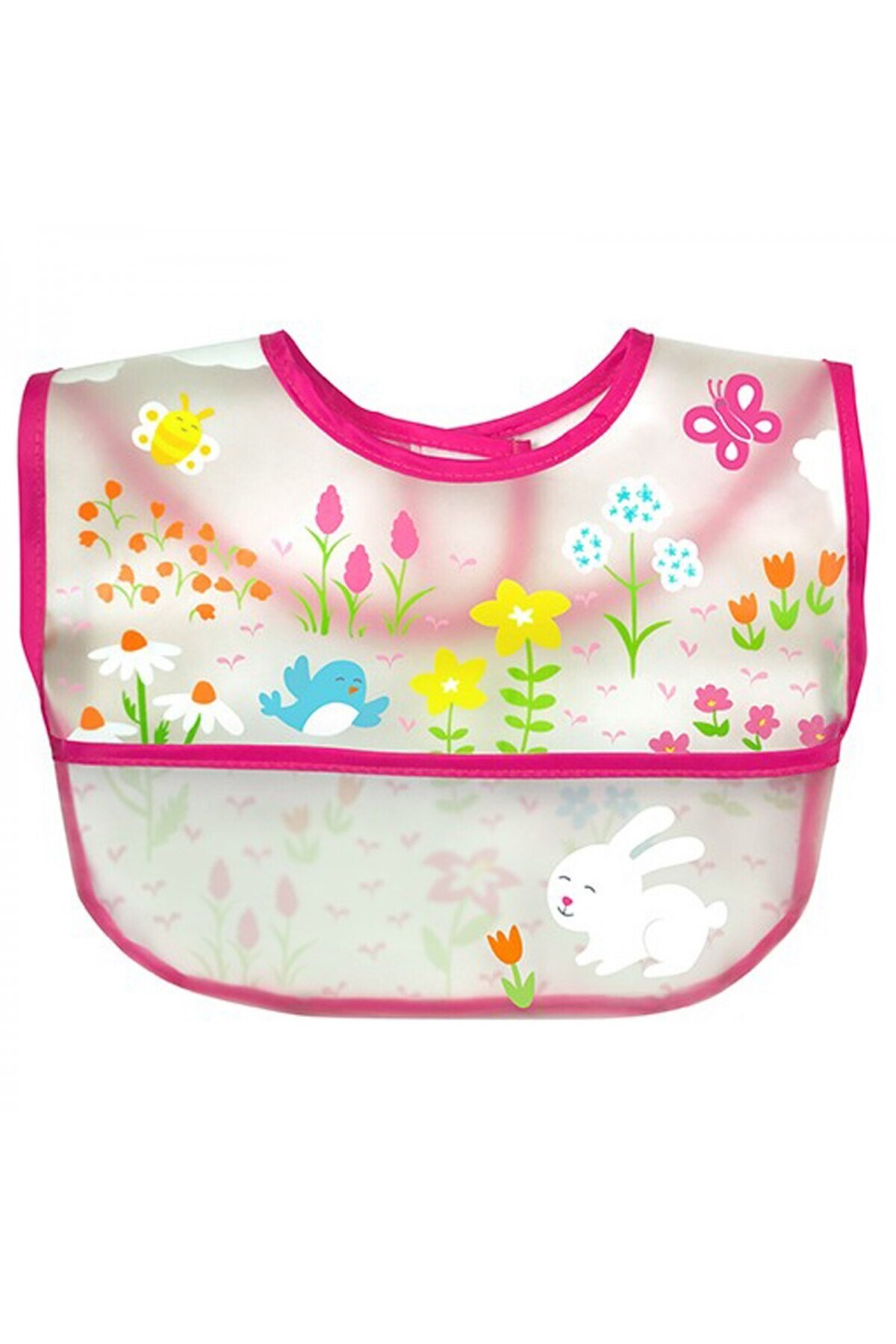 iplay 6-18ay, Su Geçirmez Eva Kumaş Cırtlı Bebek Mama Önlüğü, Önlük fotoğrafı 3 (önizleme)