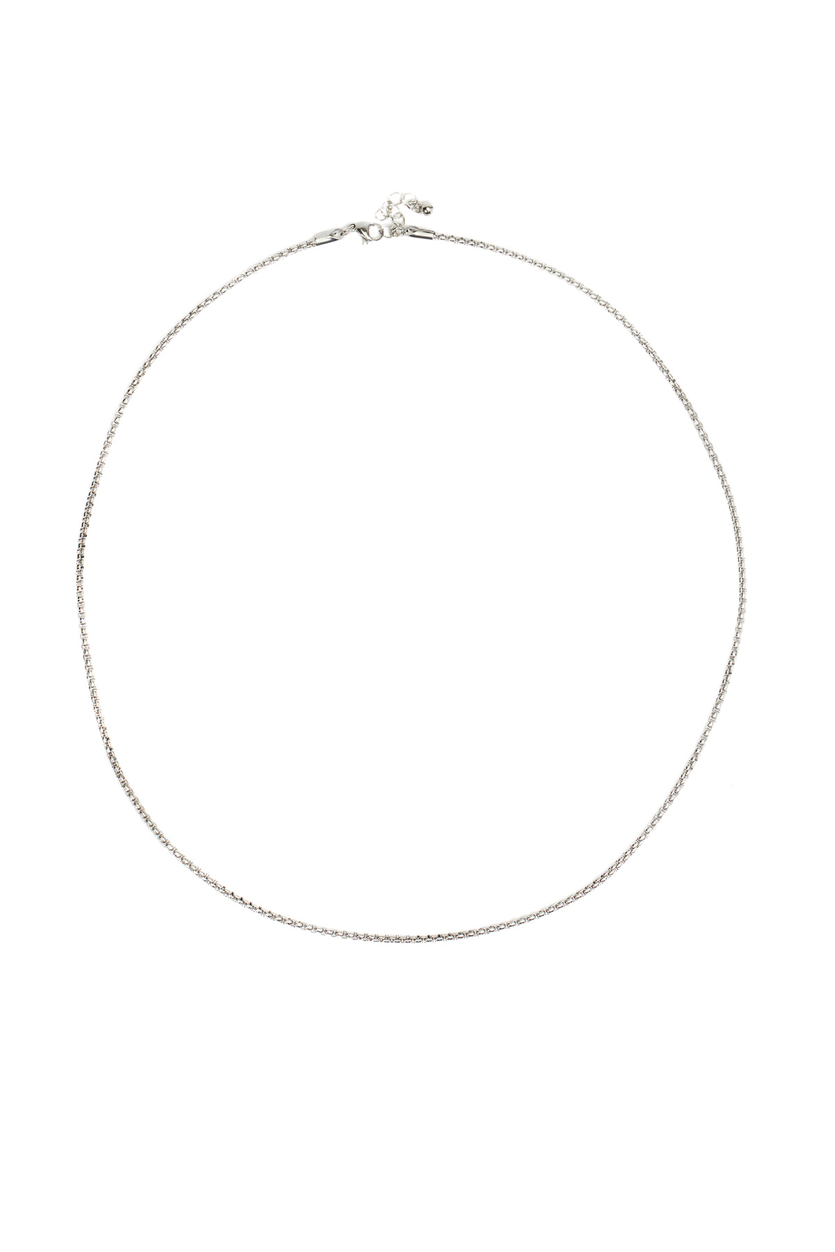 نتورک گردنبند زنجیری مردانه نقره‌ای