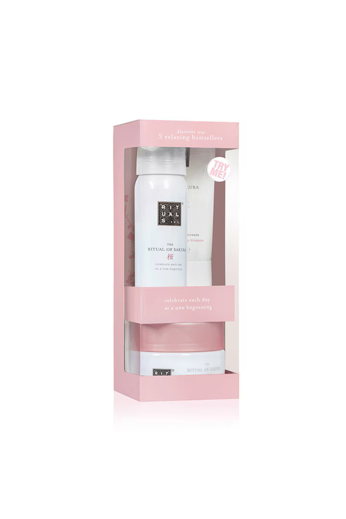 Rituals Sada Rituál Sakura Telový krém, 70 ml Telový peeling, 125 ml Sprchový...