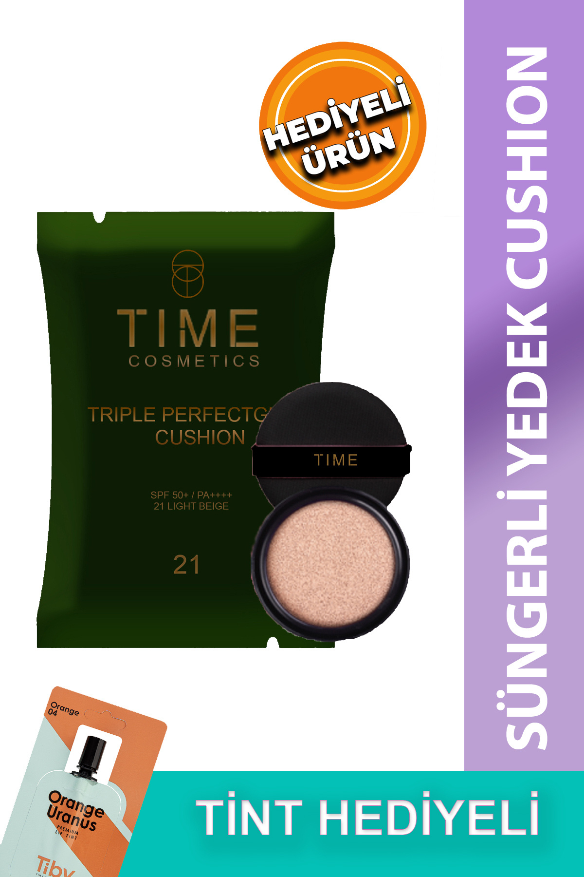 RİCOCELL Yirmi Dört Saat Kalıcı Güneş Koruma Özellikli Cam Cilt Efekti Stay Fit Cushion Fondöten 01