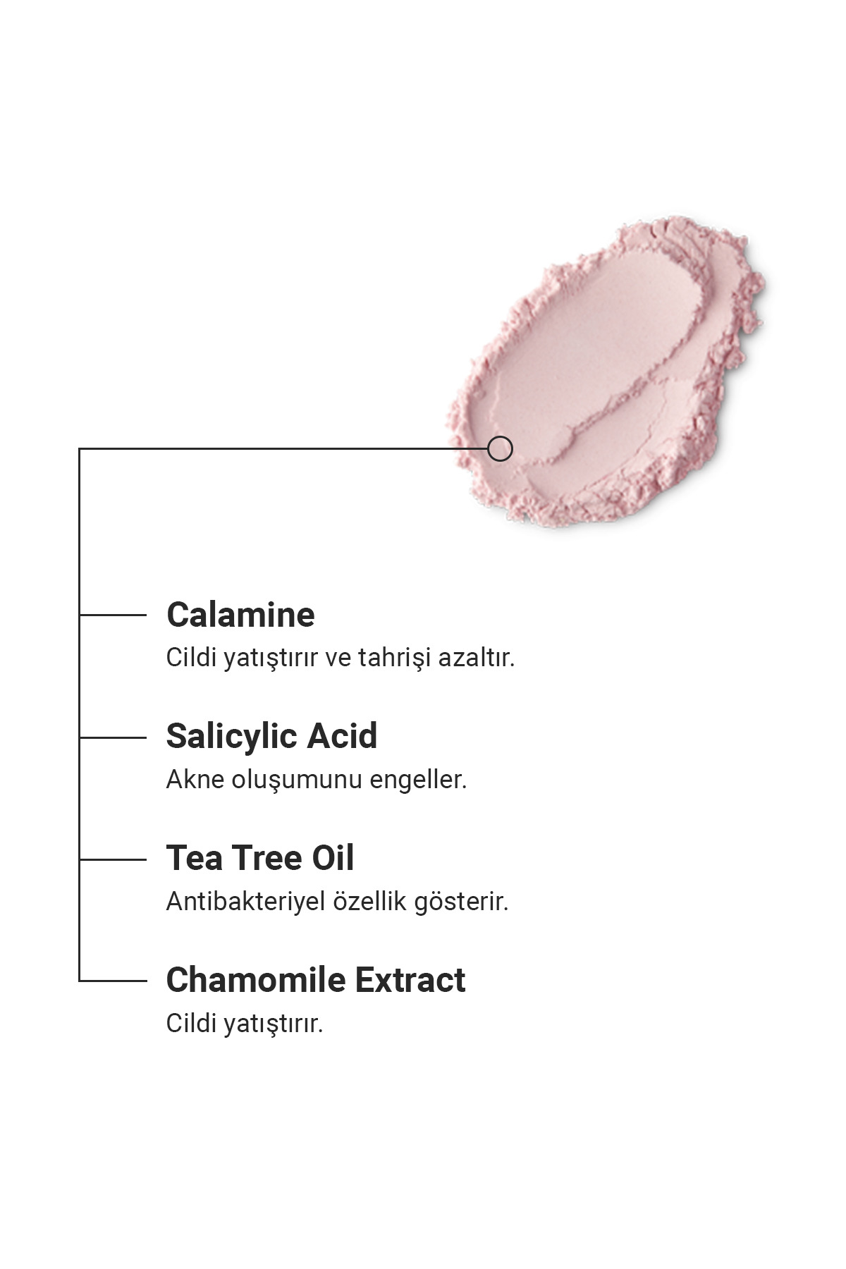 Akne Karşıtı Losyon (2% CALAMİNE 0.5% SALİCYLİC ACİD 3%TEA TREE/CHAMOMİLLE/SALİX ALBA EXTRACT) — NL36 — تصویر 5 از 6