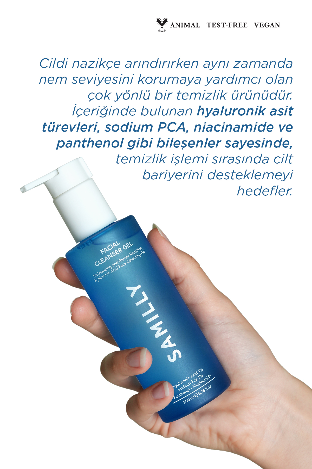3’lü Yüz Bakım Seti – Bariyer Onarıcı, Gözenek Sıkılaştırıcı & Nemlendirici (Jel + Tonik + Krem) — U-CB-TEM-TON-KRM-200-050-001 — تصویر 2 از 7