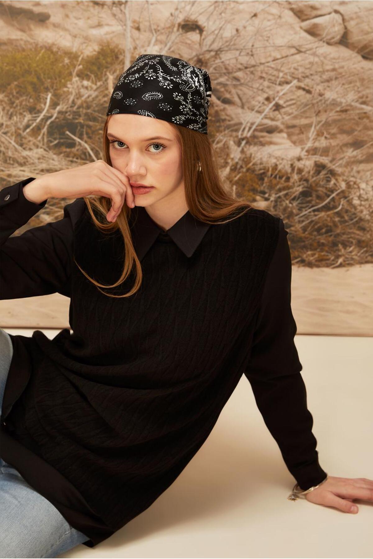 آلوینا پیراهن یقهدار تونیک ۴۵۹۹۲ آلوینا پیراهن یقهدار تونیک ۴۵۹۹۲