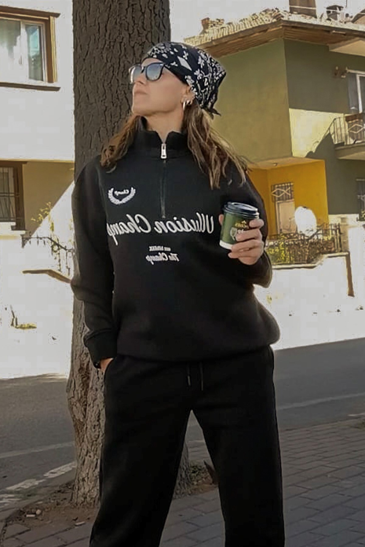 The Champ Clothing Unisex Oversize Ullusion Champ Baskılı Eşofman ...