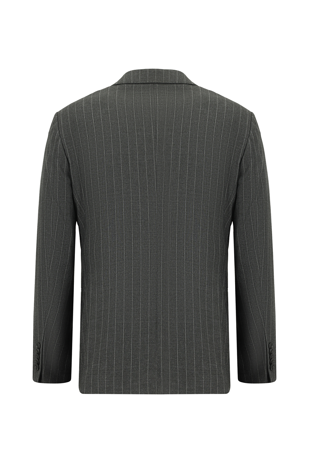 Kiğılı  6 Drop Regular Fit Standart Kesim Çizgili Kruvaze Takım Elbise - Görsel 3