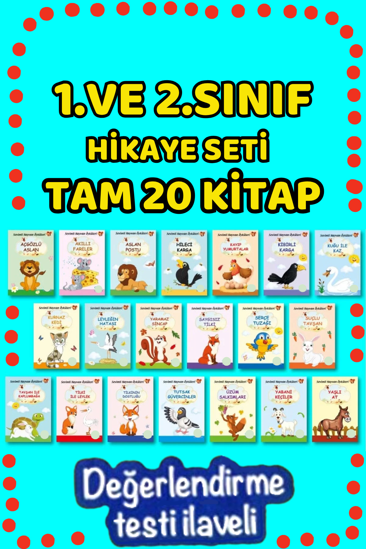 GÖNÜL YAYINCILIK Sevimli hayvanlar süper Hikayeler Seti (20 Kitap Renkli Resimli) fotoğrafı 2 (önizleme)