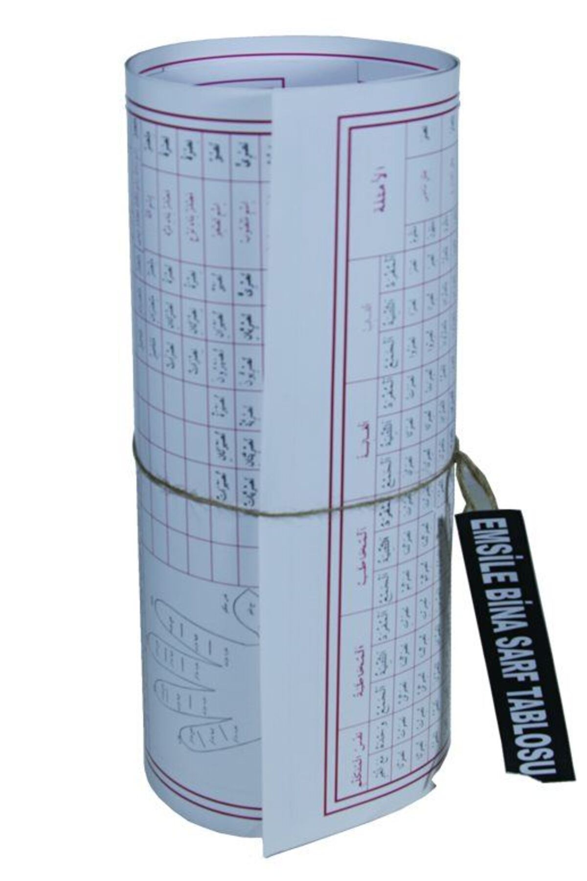 Yasin Yayınevi Arapça Emsile Şeması Bina Sarf Tablosu