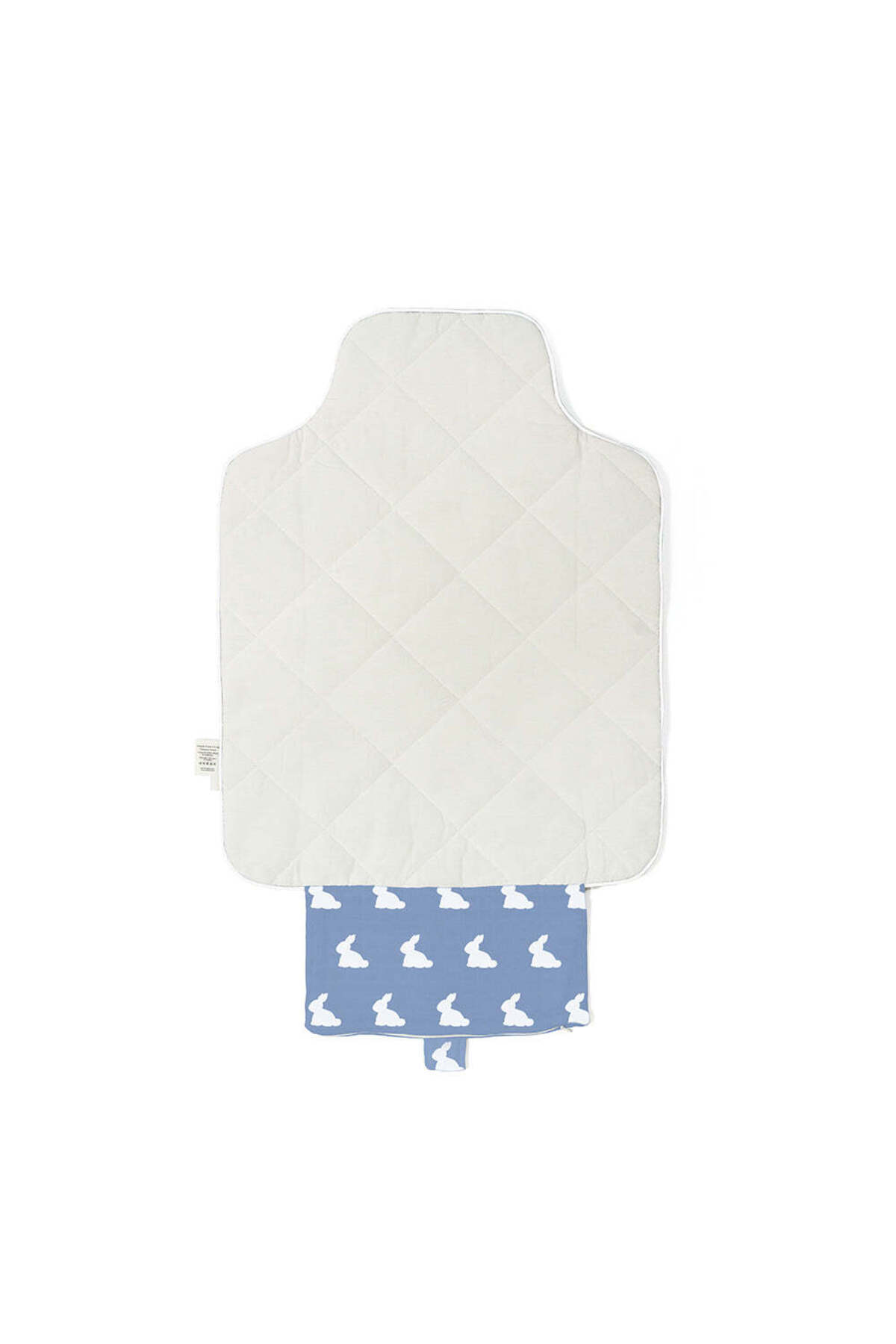 Deux Lapins %100 Pamuk Çantalı Pratik Katlanabilir Alt Değiştirme Matı - Mono Lapin Royal Blue fotoğrafı 5 (önizleme)