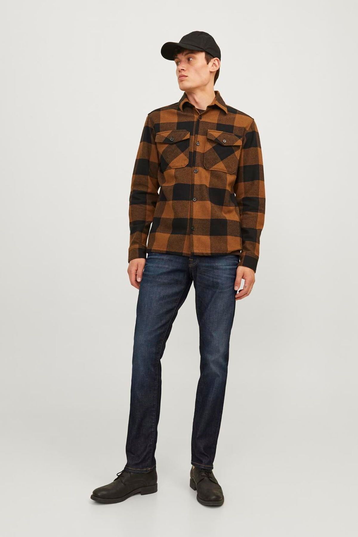 شلوار جین مردانه راسته فاق کوتاه | جک اند جونز Jack & Jones 12259815 - تصویر 7