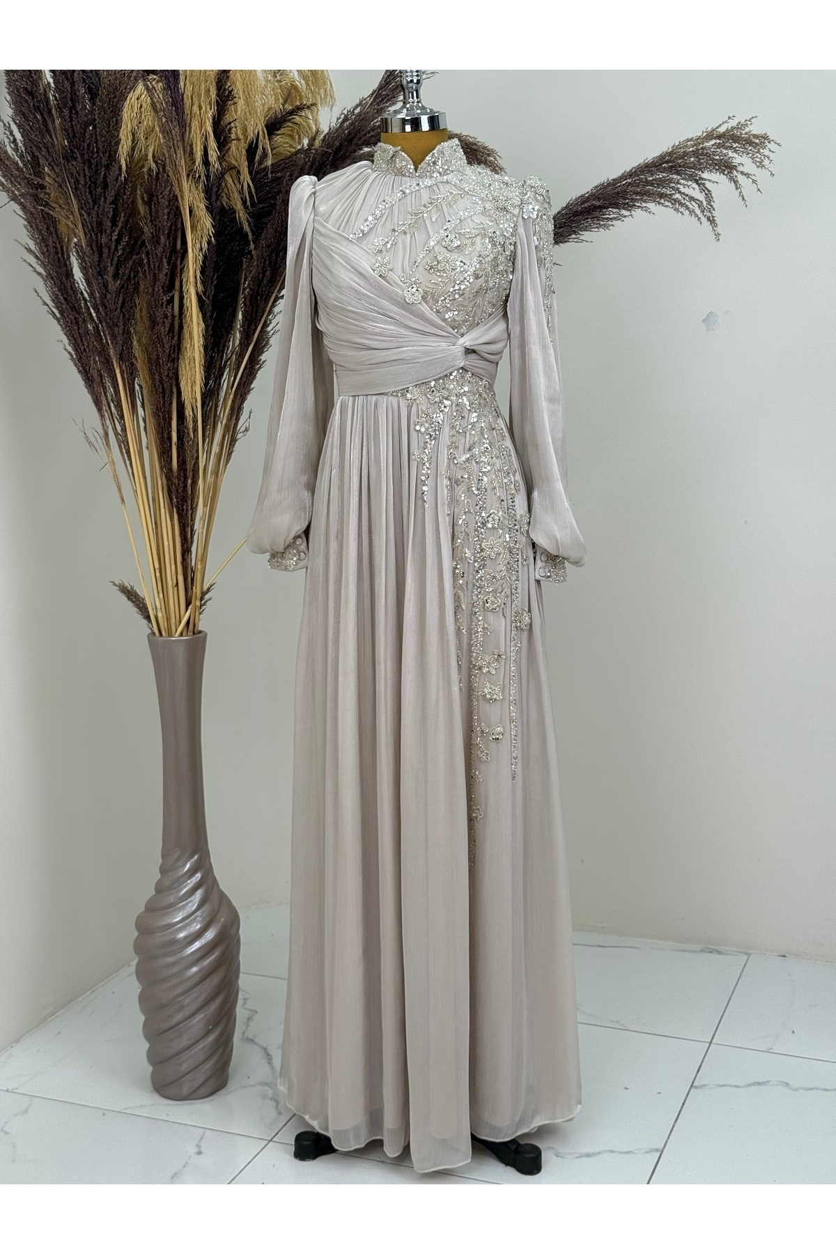 green emerald velvet dress Sayran Evening Dress – Modest Barbie