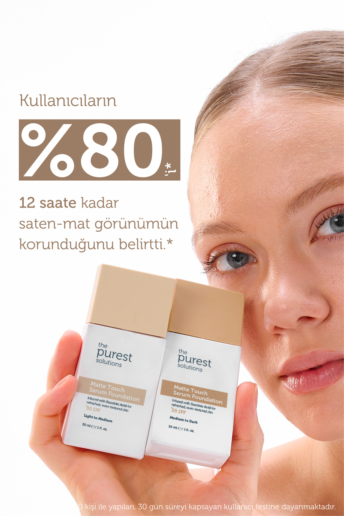 سرم متعادل کننده چربی و مات کننده پوست SPF 50+، 30 میلی لیتر - رنگ روشن / متوسط ​​— بژ TPS401 — تصویر 7 از 7
