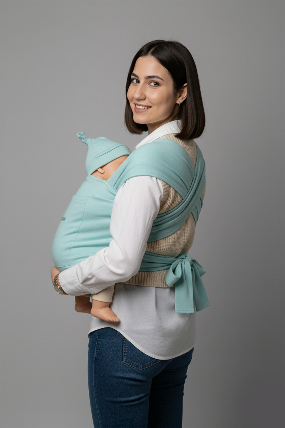 Çocuksan Baby&Kids Wear Anne-Bebek Konforu İçin Cepli Bebek Taşıma Anakucağı-Sling Pratik ve Şık Tasarım fotoğrafı 3 (önizleme)