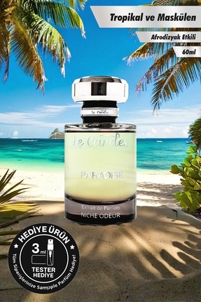 Le Cardes Aphrodisiac Etkili - Kalıcı Ve Çekici Koku - Paradise 60 ml Extrait...