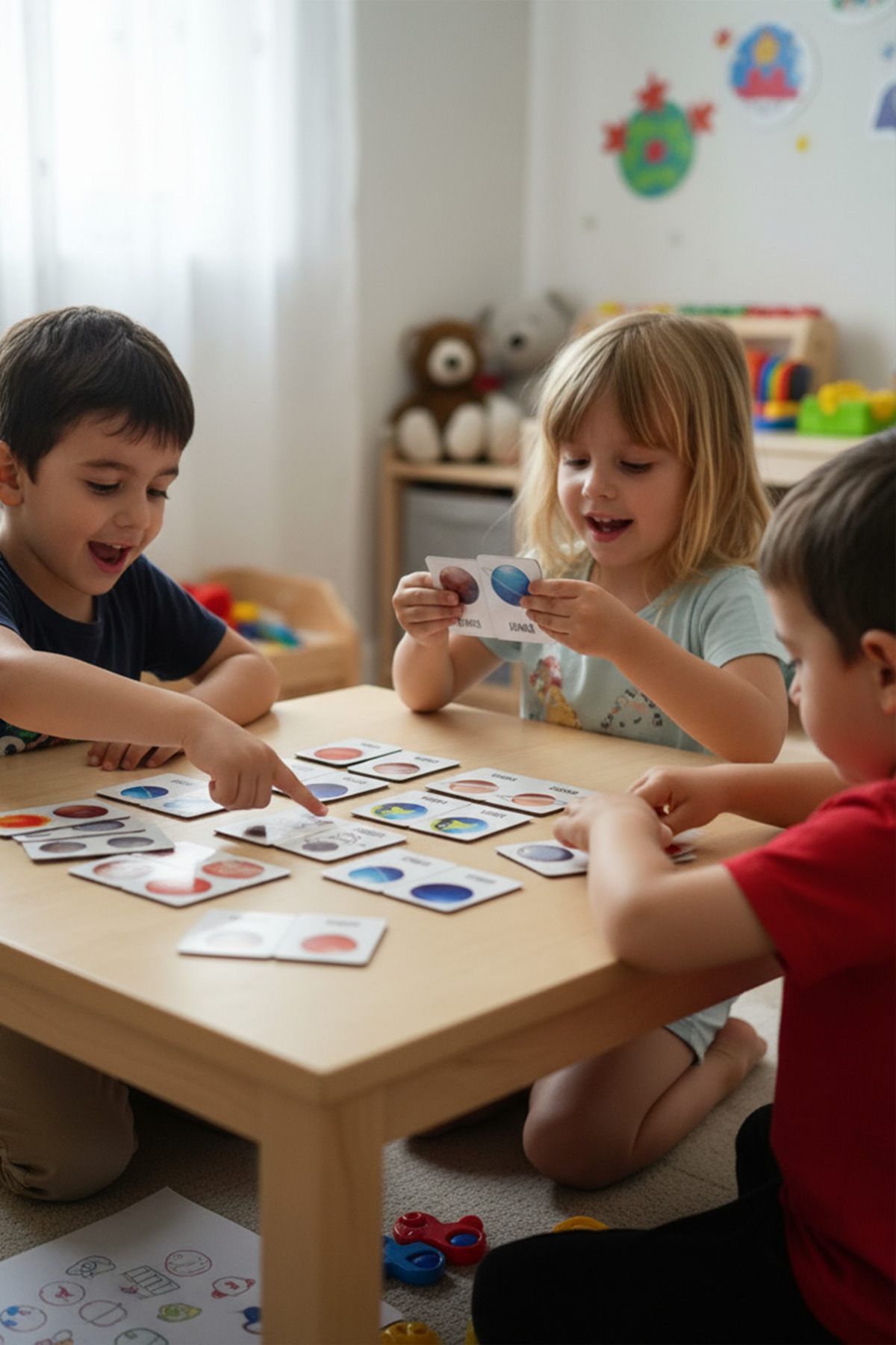 kutuTR Gezegenler Temalı Ahşap Zeka Kartları – 24 Parça Eşleştirme Seti fotoğrafı 4 (önizleme)