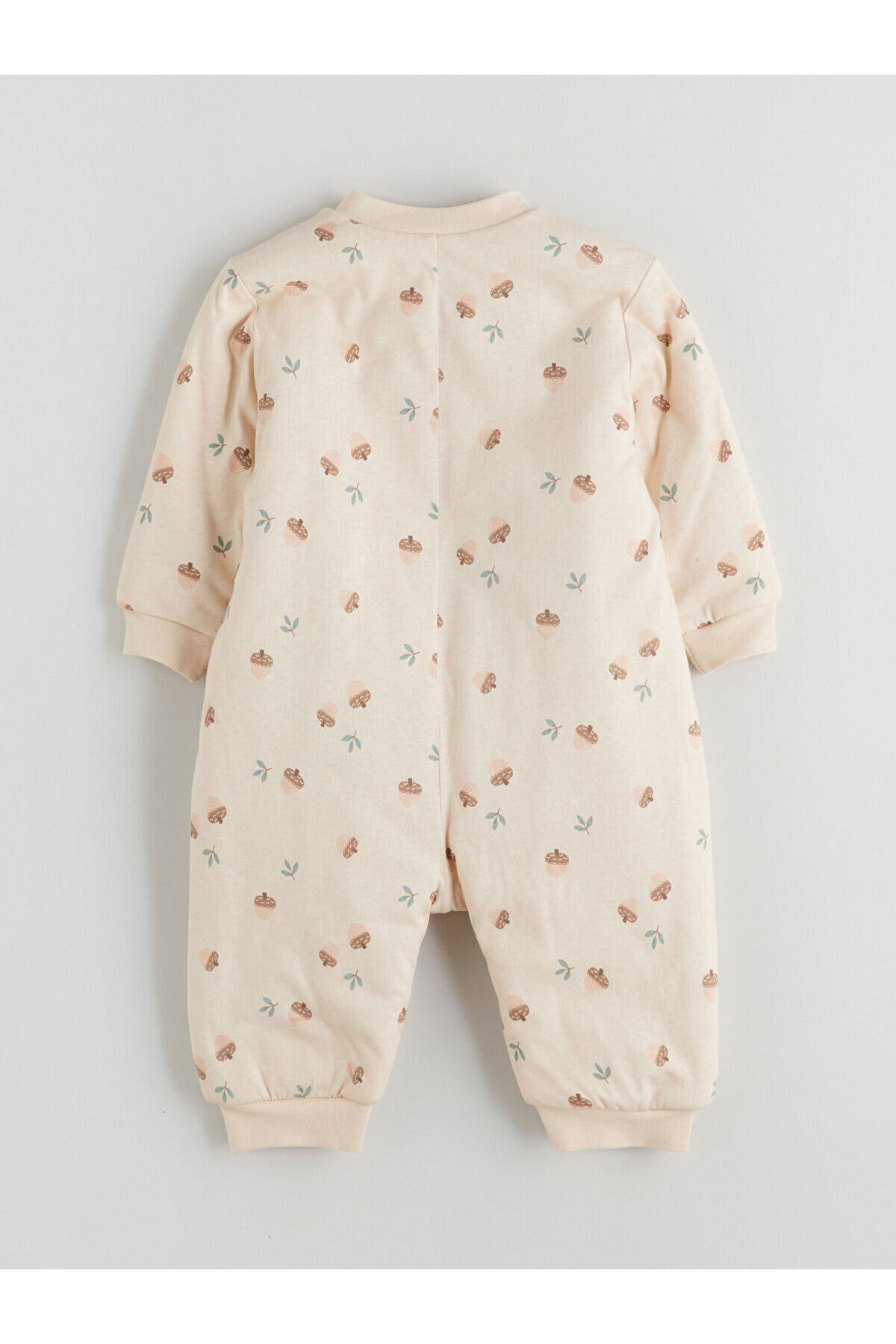 LC Waikiki LCW baby 2.5 Tog Bisiklet Yaka Uzun Kollu Kız Bebek Tulum fotoğrafı 4 (önizleme)