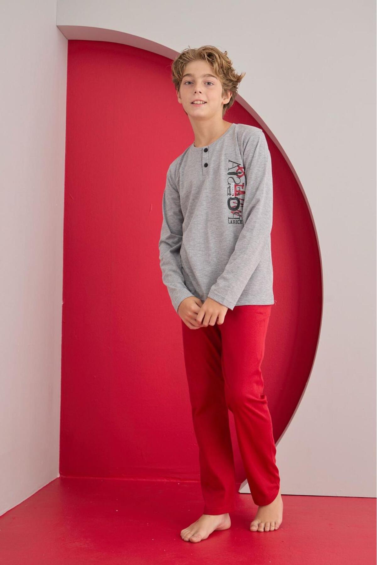 LARİCE KİDS ERKEK ÇOCUK UZUN KOL PİJAMA TAKIMI fotoğrafı 2 (önizleme)