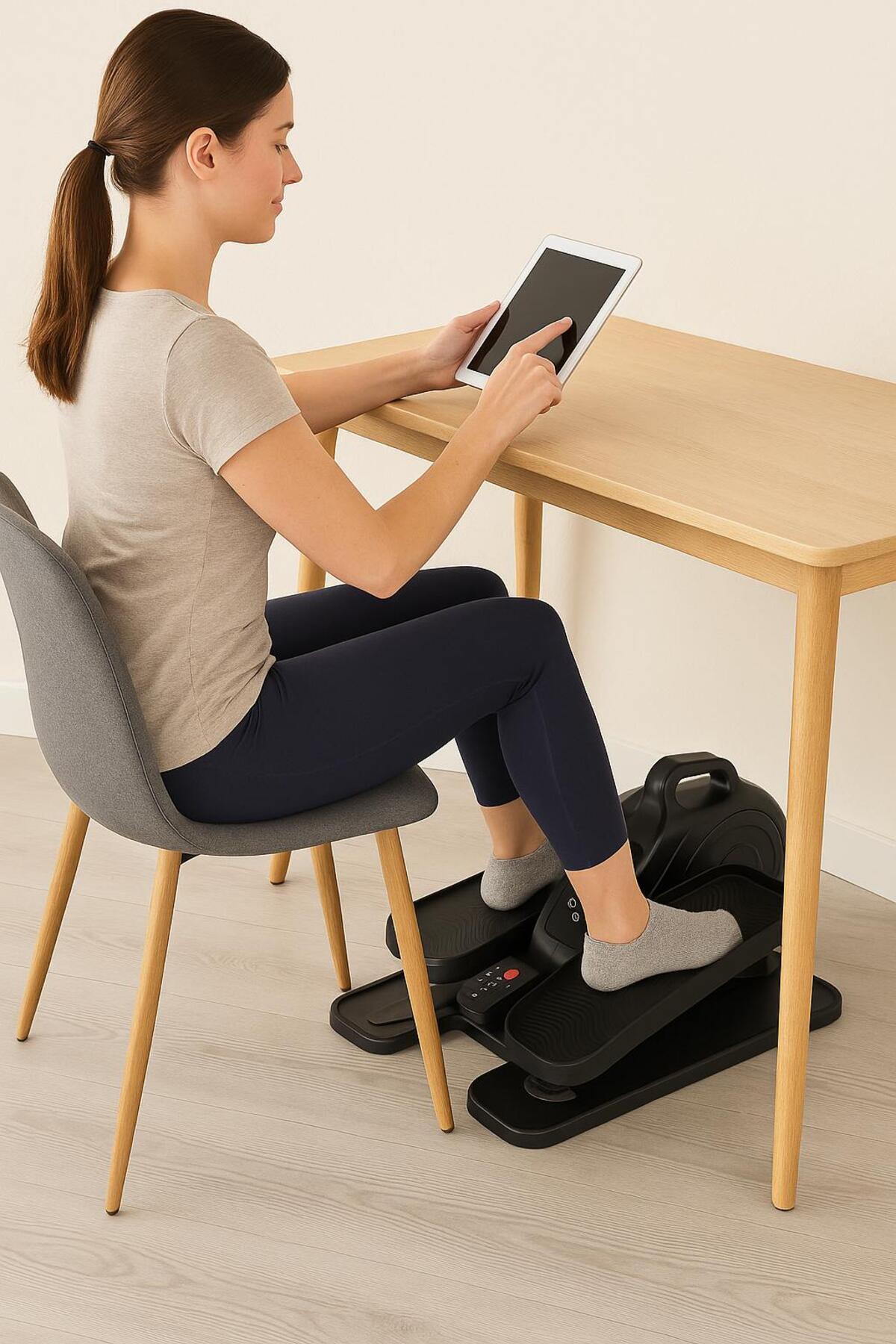 Leyaton Vibrolegs Eliptik Kondisyon Bisikleti - Egzersiz Aleti - Şık Tasarım - Ayak Masaj Aleti