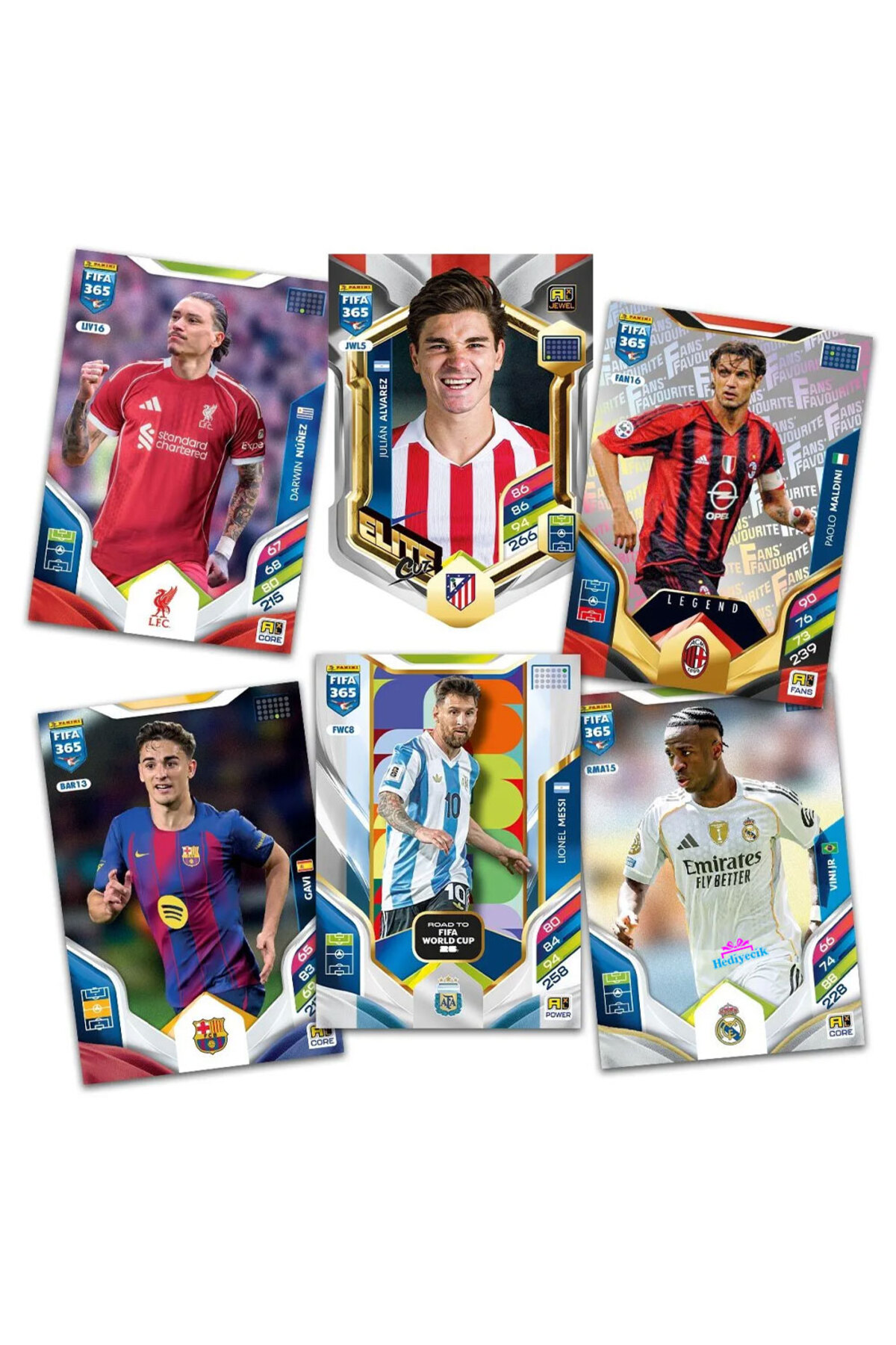 hediyecik Fifa 365 Adrenalyn XL 2026 Trading Card Albüm Futbolcu Kartları Albümü Set fotoğrafı 3 (önizleme)