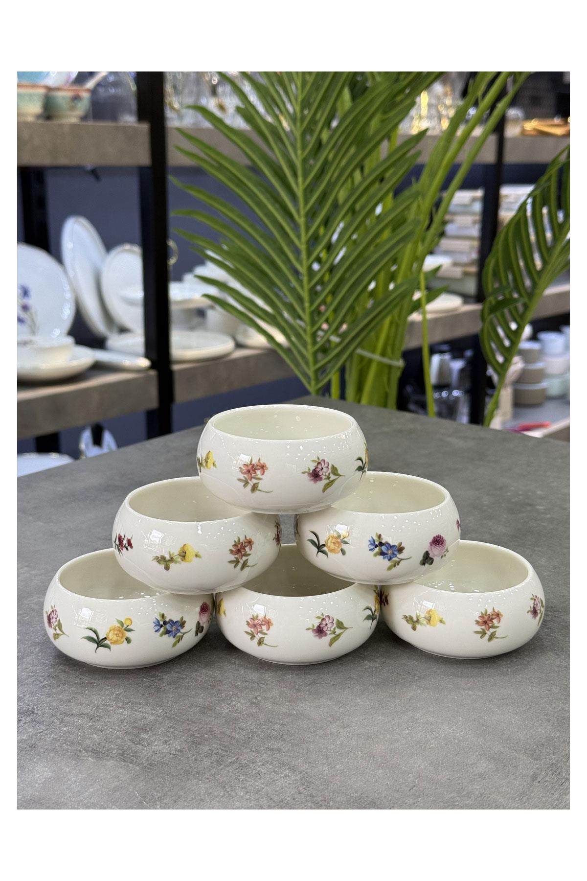 ACAR Leandra Porselen 6 Lı Kase Takımı