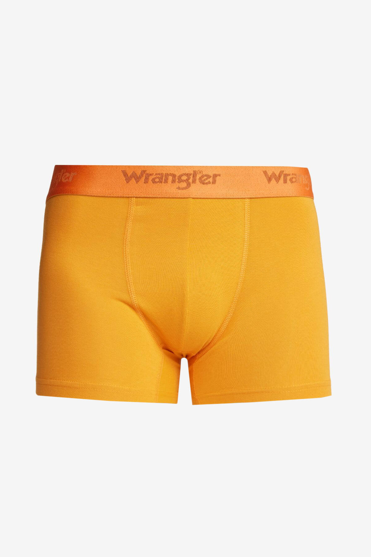 باکسرهای انعطاف‌پذیر پنبه‌ای نارنجی برش منظم منظم Wrangler