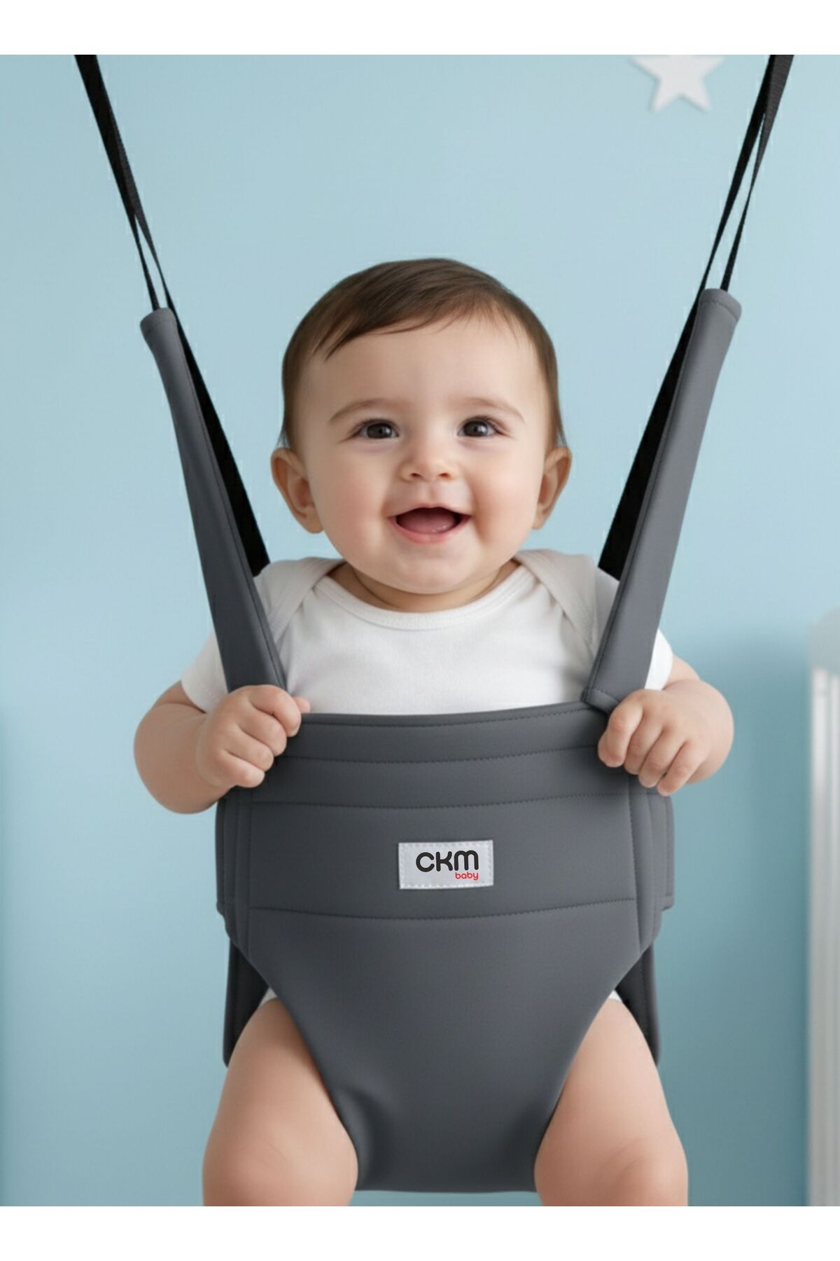 CKM Baby Hoppala Zıpzıp , Bebek Gelişimine Etkili , Yaylı Yüz Korumalı Bebek Salıncağı fotoğrafı 3 (önizleme)